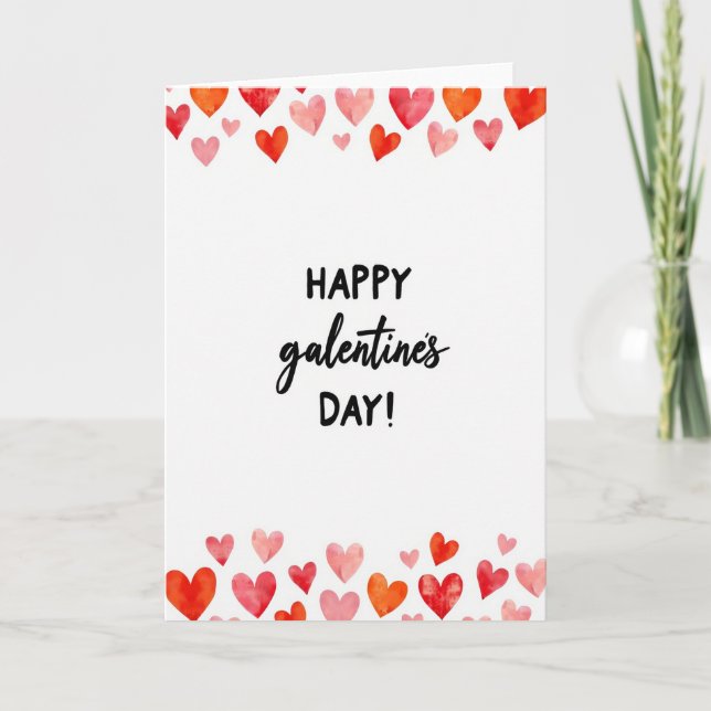 Happy Galentines Friendship Card (Front)