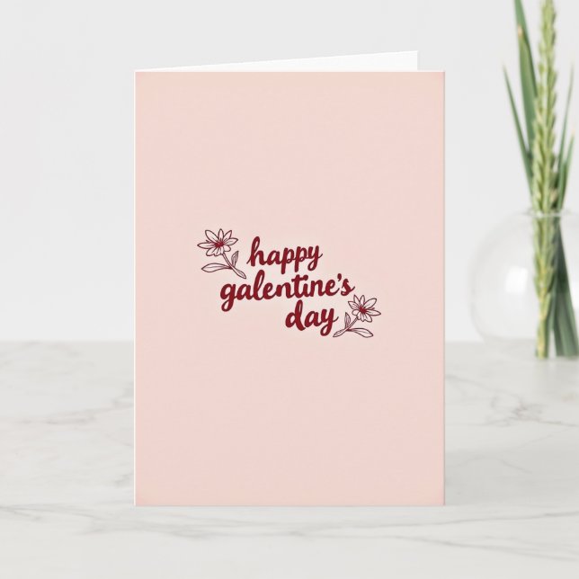 Happy Galentines Friendship Day Card (Front)