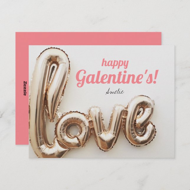 Happy Galentine's Holiday Card (Front/Back)
