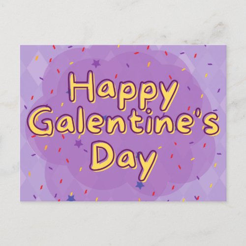 Happy Galentines Platonic Valentine Postcard