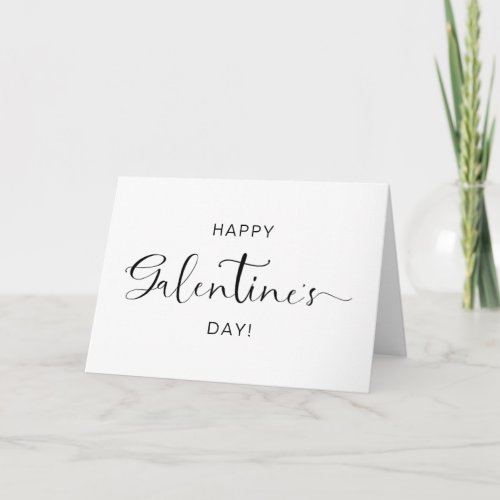 Happy galentines Valentines Day Friendship Holiday Card