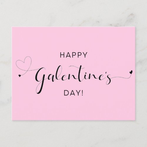 Happy galentines Valentines Day Friendship Holiday Postcard