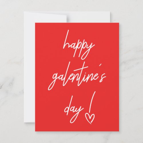 Happy Galentines Valentines Holiday Card