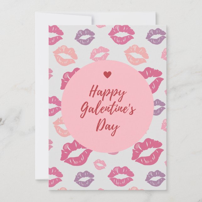 Happy Galentine's Valentine's holiday Card (Front)