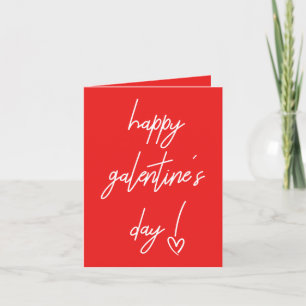 Happy Galentine's Valentine's Holiday Card
