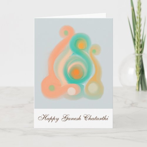 Happy Ganesh Chaturthi Greeting Card