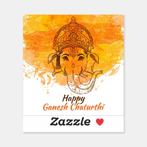 Happy Ganesh Chaturthi Sticker