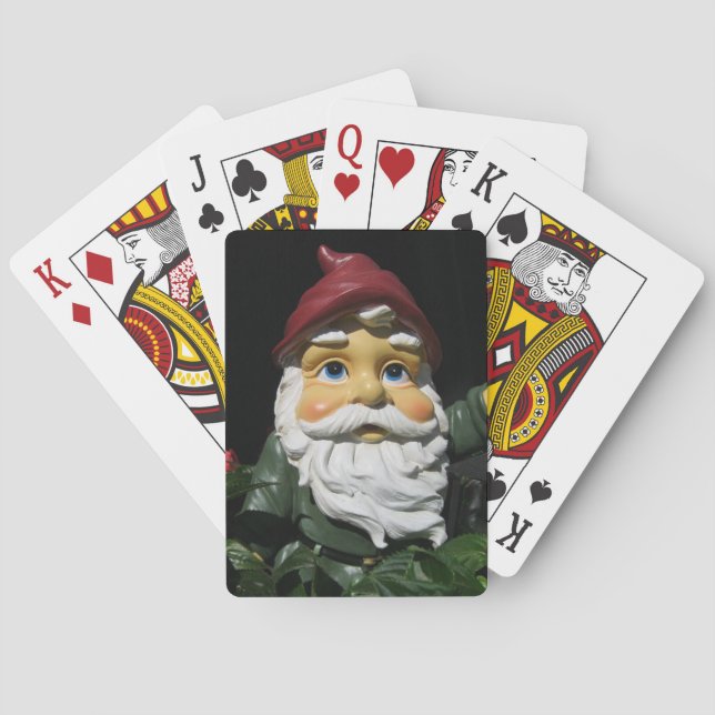 Happy Garden Gnome Poker Cards (Back)