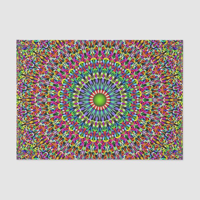 Happy Garden Mandala Tissue Paper (Front)