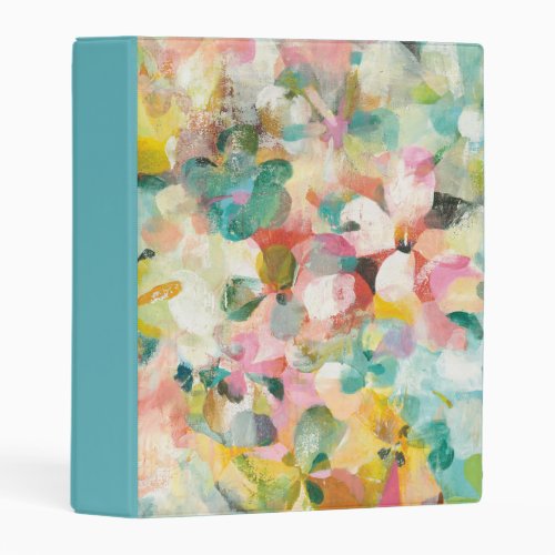 Happy Garden  Soft Pastel Petals Mini Binder