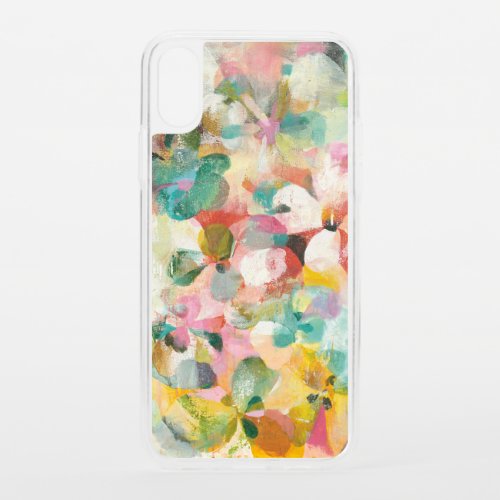 Happy Garden  Soft Pastel Petals iPhone XS Case