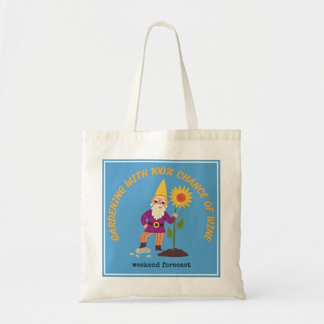 Happy Garden Tote Bag (Front)