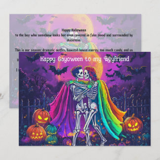 🌈🎃Happy Gayoween Boyfriend card