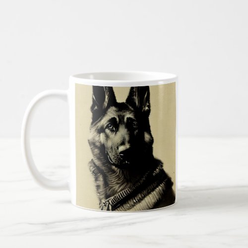 Happy German Shepherd Coffee Coffee Mug