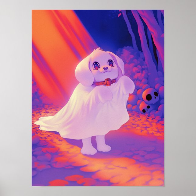 Happy Ghost Dog Poster (Front)