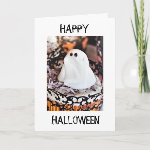 HAPPY GHOSTLY HALLOWEEN CARD
