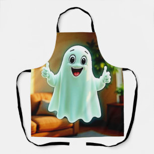 Happy Ghost's Thumbs Up Apron
