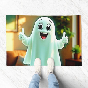 Happy Ghost's Thumbs Up Doormat