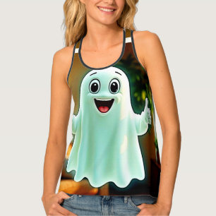 Happy Ghost's Thumbs Up Tank Top