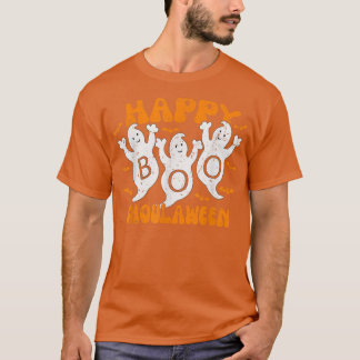 Happy Ghoulaween Halloween Funny Ghosts Trio With T-Shirt