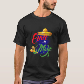 Happy Gifts Funny Cinco De Mayo Fiesta Viva Mexico T-Shirt