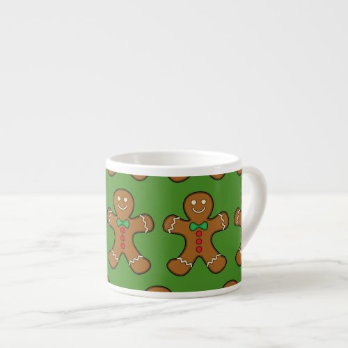 Happy Gingerbread Man Espresso Cup