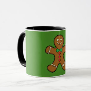 Happy Gingerbread Man Mug