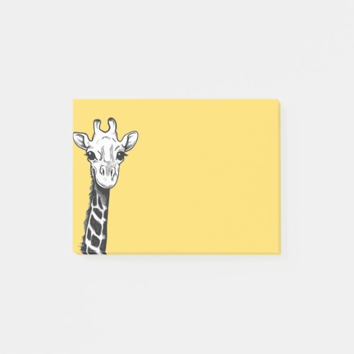 Happy Giraffe Post It Notes