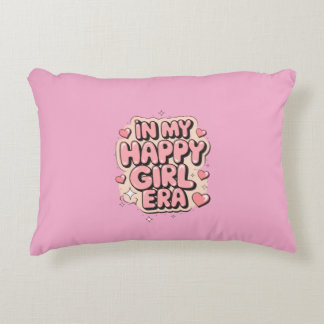 Happy Girl Era Pillow
