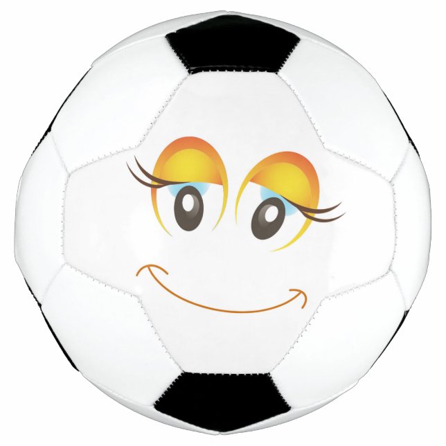 HAPPY GIRL FACE SOCCER BALL (Front)