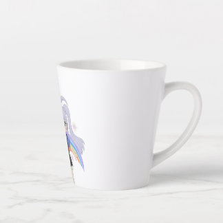 Happy Girl Hand Drawn Illustration – Little Happy Latte Mug