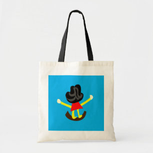 Happy Girl On Swing Tote Bag