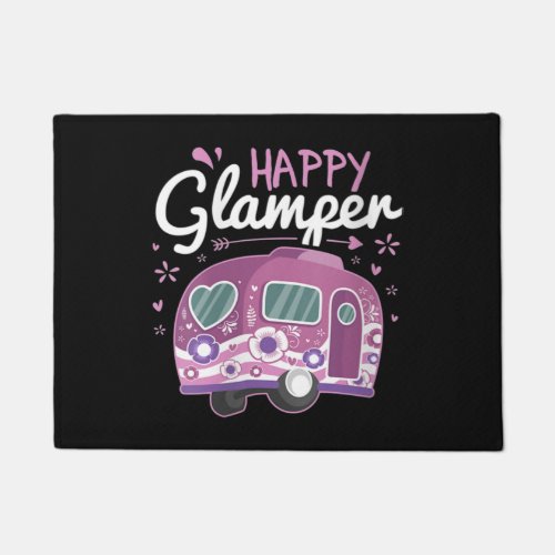 Happy Glamper Caravan Camping Glamping Gear Doormat