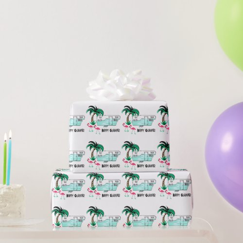 Happy Glamper Wrapping Paper