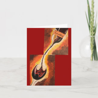 Happy Glass, Small, 4" x 5.6" Card