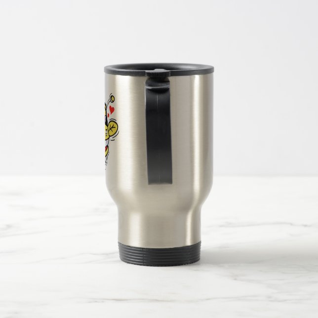 Happy GMC Travel Mug (Handle)