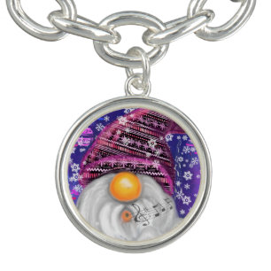 Happy Gnome Christmas Bracelet