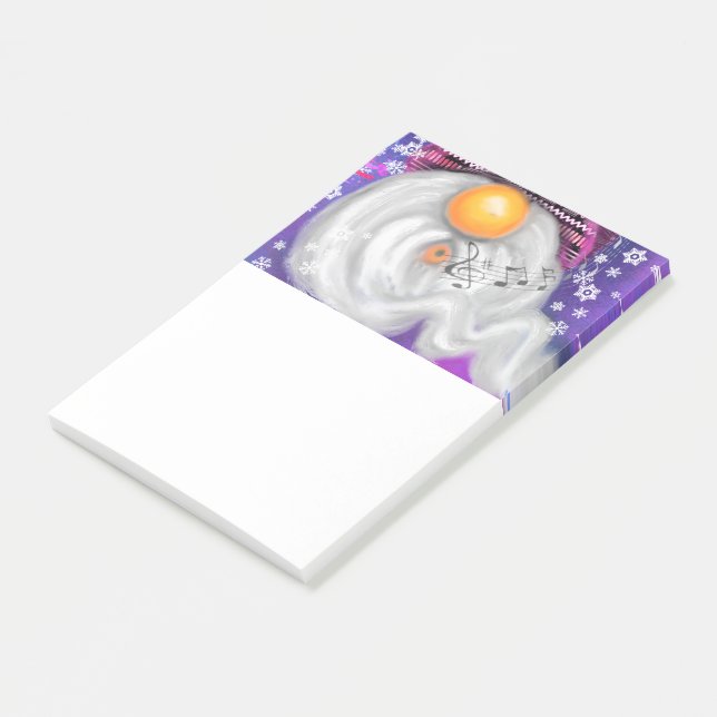 Happy Gnome Funny Christmas Post-it® Notes (Angled)