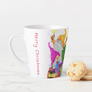 Happy Gnomes Christmas Latte Mug