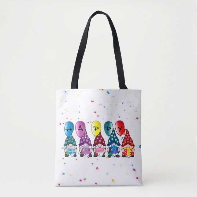 Happy Gnomes  Tote Bag (Front)