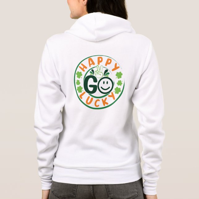 Happy Go Lucky-52904 Hoodie (Back)