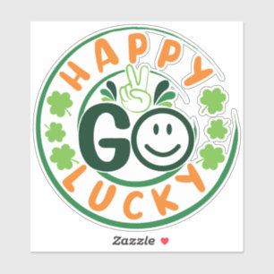 Happy Go Lucky-52904 Sticker