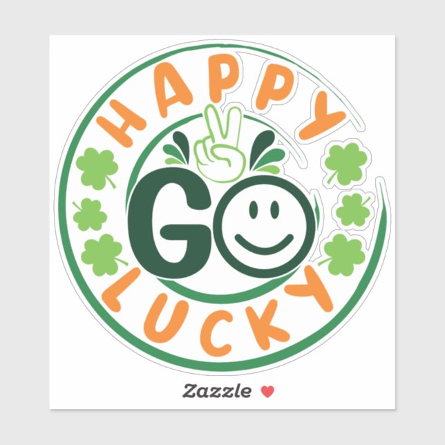 Happy Go Lucky-52904 Sticker (Sheet)