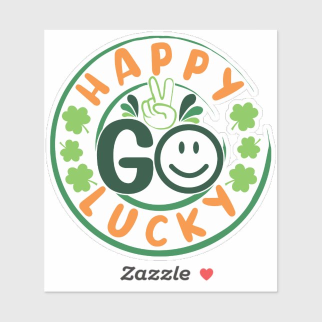 Happy Go Lucky-52904 Sticker (Sheet)