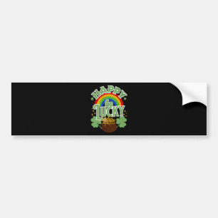 Happy Go Lucky Bumper Sticker