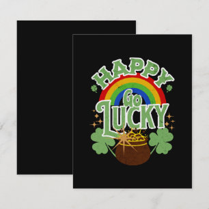 Happy Go Lucky RSVP Card