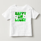 HAPPY GO LUCKY Shamrock Toddler T-shirt