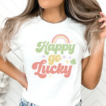 Happy Go Lucky Shirt, St. Patri Day Lucky T-Shirt<br><div class="desc">This "Happy Go Lucky" shirt is perfect for St. Patrick's Day celebrations. The shirt features the phrase "Happy Go Lucky" with a graphic of a four leaf clover, a traditional symbol of Ireland and St. Patrick's Day. The shirt is available in different colors and sizes for men, women, and children....</div>