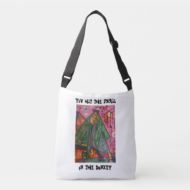 Happy Go Lucky Tote Bag (Front)