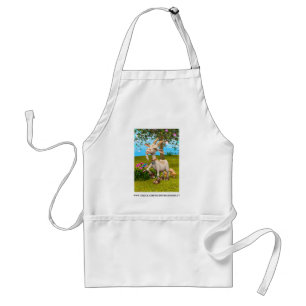 Happy Goat Adult Apron